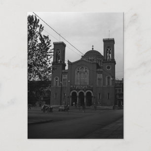 Vintage Greece Athens Panagia Gorgoepikoos Church Postcard