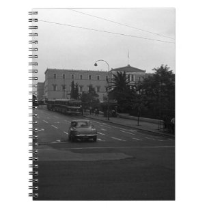 Vintage Greece Delphi Old palace Athens Notebook