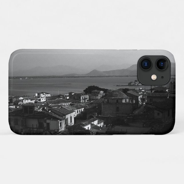 Vintage Greece Nafplion beach Case-Mate iPhone Case (Back (Horizontal))