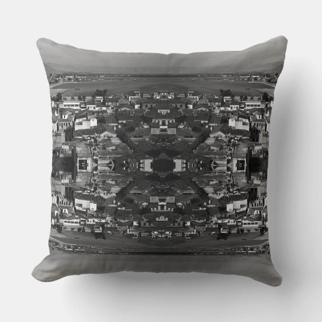 Vintage Greece Nafplion beach Notebook Cushion (Front)