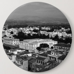 Vintage Greece Nafplion City 1970 6 Cm Round Badge