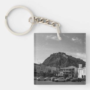 Vintage Greece Nafplion Venetian castle Key Ring
