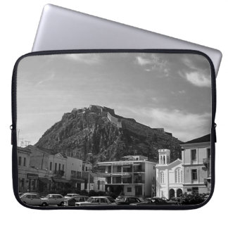 Vintage Greece Nafplion Venetian castle Laptop Sleeve