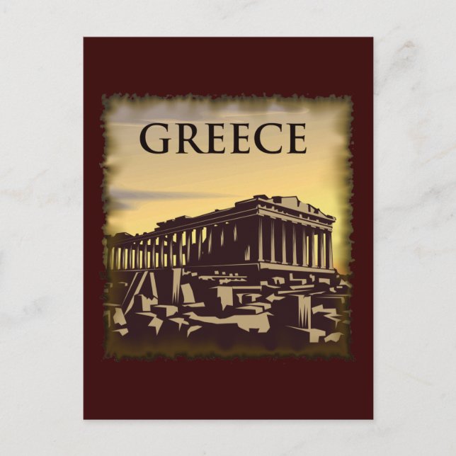 Vintage Greece Postcard (Front)