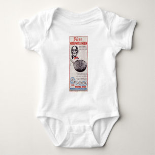 Vintage Greek Advertisement Uncle Ben Rice Old ad Baby Bodysuit