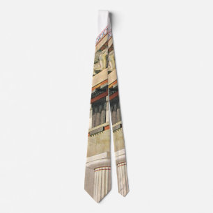 Vintage Greek Architecture, Temple of Athena Tie