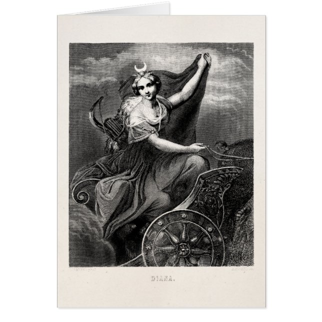 Vintage Greek Goddess Diana Artemis Roman Ancient (Front)