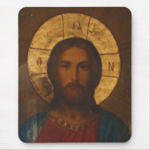 VINTAGE GREEK ORTHODOX ICON MOUSE MAT