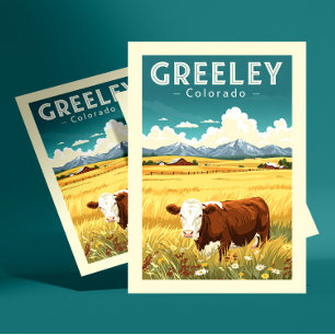 Vintage Greeley Colorado Postcard