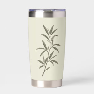 Vintage Green Almond Branch Insulated Tumbler