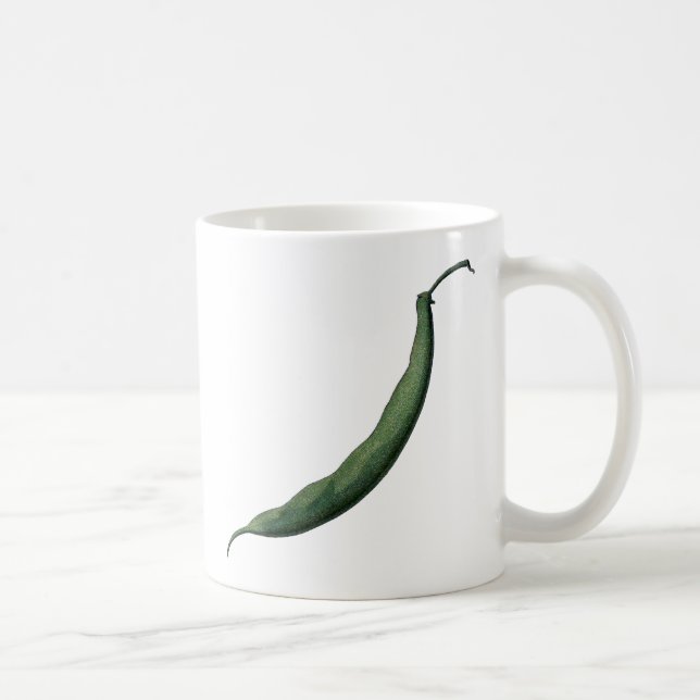 Vintage Green Bean Coffee Mug (Right)
