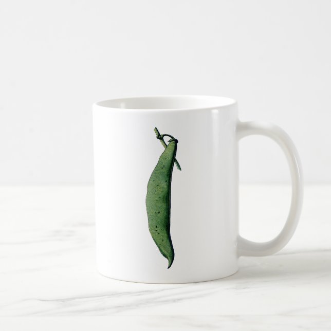 Vintage Green Bean Coffee Mug (Right)