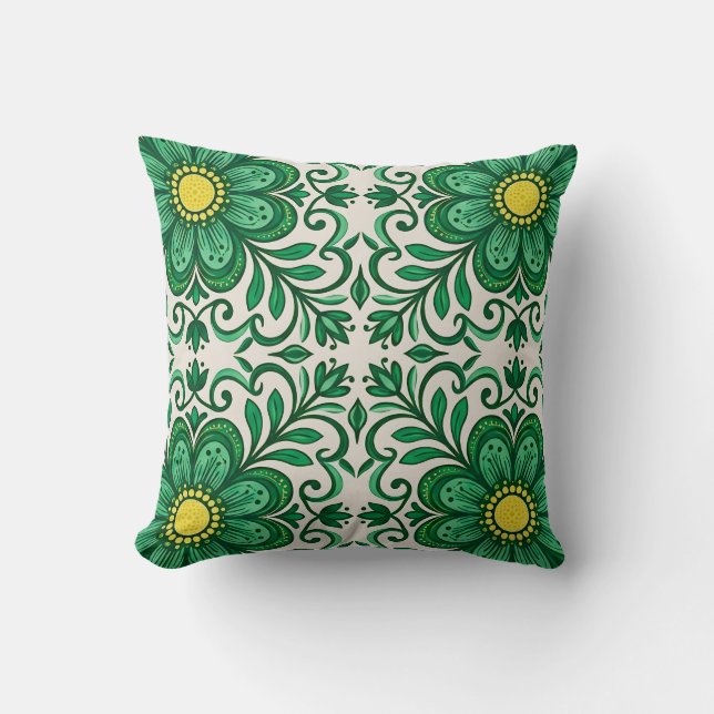 Vintage Green  Cushion (Front)