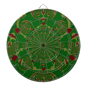 Vintage Green Dartboard