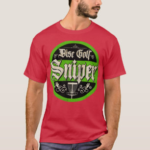 Vintage Green Disc Golf Sniper T-Shirt