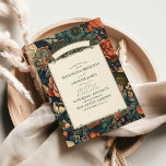 Vintage Green Fall Flowers Wedding Invitation<br><div class="desc">Set the tone for your autumn wedding with the Vintage Green Fall Flowers Wedding Invitation. Featuring a rich, earthy green backdrop and adorned with stunning fall florals in warm shades of burgundy, gold, and burnt orange, this invitation perfectly captures the romance of the season. With its vintage-inspired design and elegant...</div>