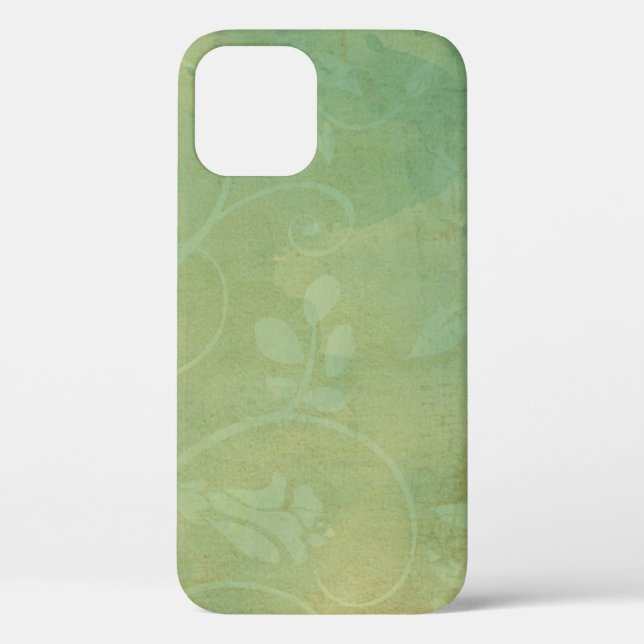 Vintage green flourish texture Case-Mate iPhone case (Back)