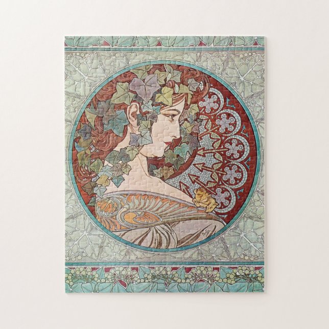 Vintage Green Goddess Jigsaw Puzzle (Vertical)