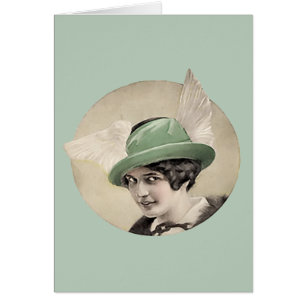 Vintage Green Hat