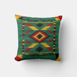 Vintage Green Kilim Pillows: Where History Meets  Cushion