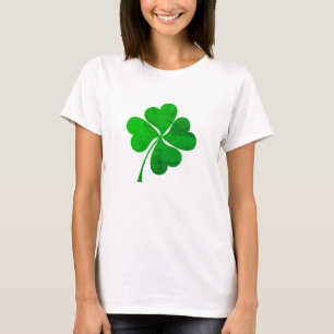 Vintage Green Lucky Clover St. Patrick's Day T-Shirt