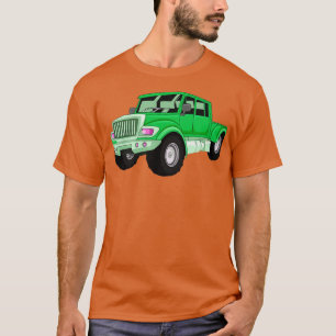 Vintage Green Monster Truck T-Shirt