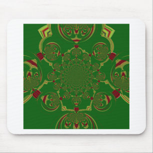 Vintage Green Mouse Mat