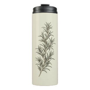 Vintage Green Rosemary Branch Thermal Tumbler