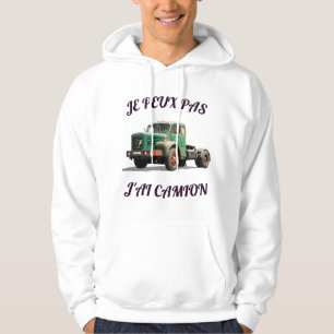 Vintage Green Truck – Retro Truck Illustration Hoodie