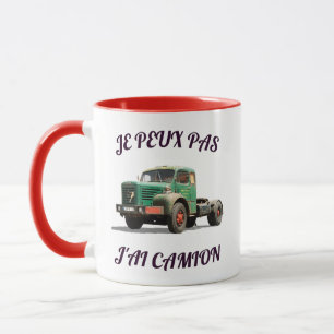 Vintage Green Truck – Retro Truck Illustration Mug
