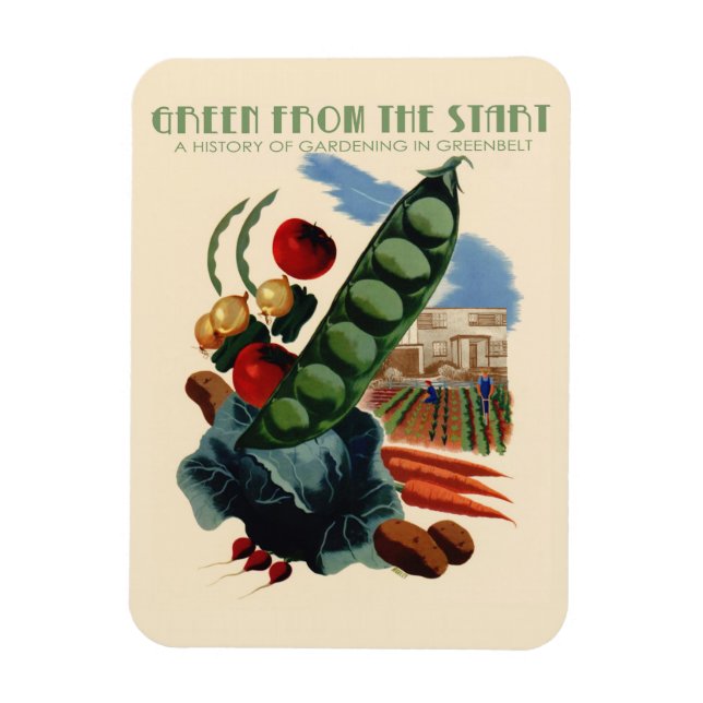 Vintage Greenbelt magnet (Vertical)