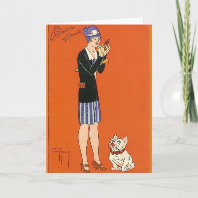 Vintage greeting card (Front)