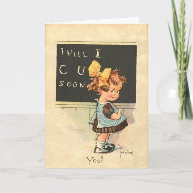 Vintage Greeting Card (Front)