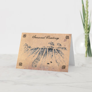 Vintage Greetings by Alexandra Cook aka Linandara Holiday Card