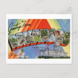 Vintage Greetings from Arkansas Postcard