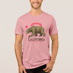 Vintage Greetings From California The Golden State Tri-Blend Shirt