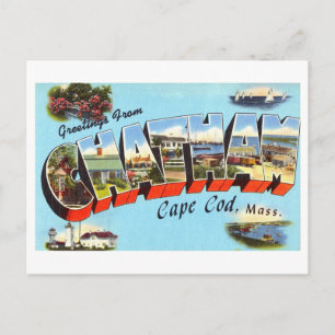 Vintage Greetings from Chatham, Massachusetts Postcard