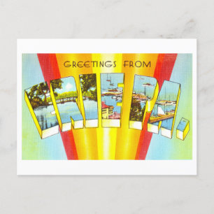 Vintage Greetings from Erie, Pennsylvania Postcard