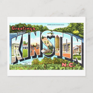 Vintage Greetings from Kinston, North Carolina, Postcard
