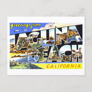 Vintage Greetings from Laguna Beach, Calif., Postcard