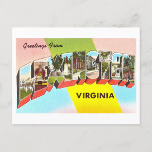 Vintage Greetings from Lexington, Virginia Postcard