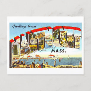 Vintage Greetings from Nantucket, Massachusetts Postcard