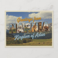 Vintage "Greetings from Narnia"