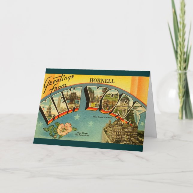 Vintage Greetings from New York Card (Front)
