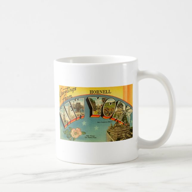 Vintage Greetings from New York Coffee Mug (Right)