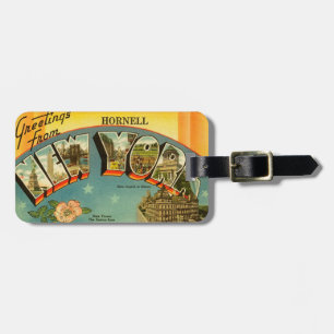Vintage Greetings from New York Luggage Tag