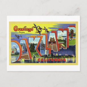 Vintage Greetings from Oakland, California Postcard