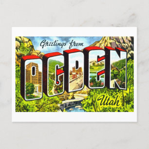 Vintage Greetings from Ogden, Utah, Postcard