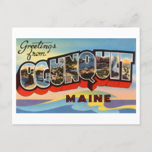 Vintage Greetings from Ogunquit, Maine Postcard