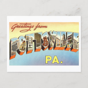 Vintage Greetings from Pottsville, Pennsylvania Postcard